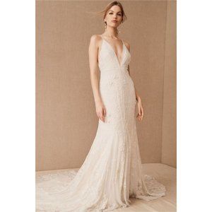 BHLDN Veronique Wedding Gown Size 4 NEW